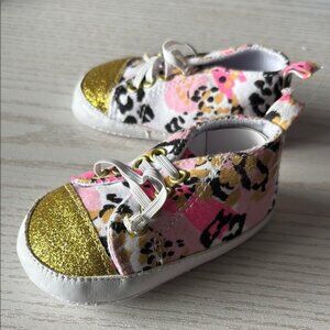 Stylish Pink and Gold Kids Shoes NWOT